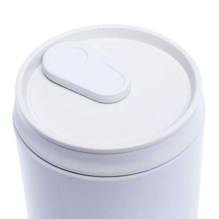 Pre Owned Fendi White Plastic Tumbler