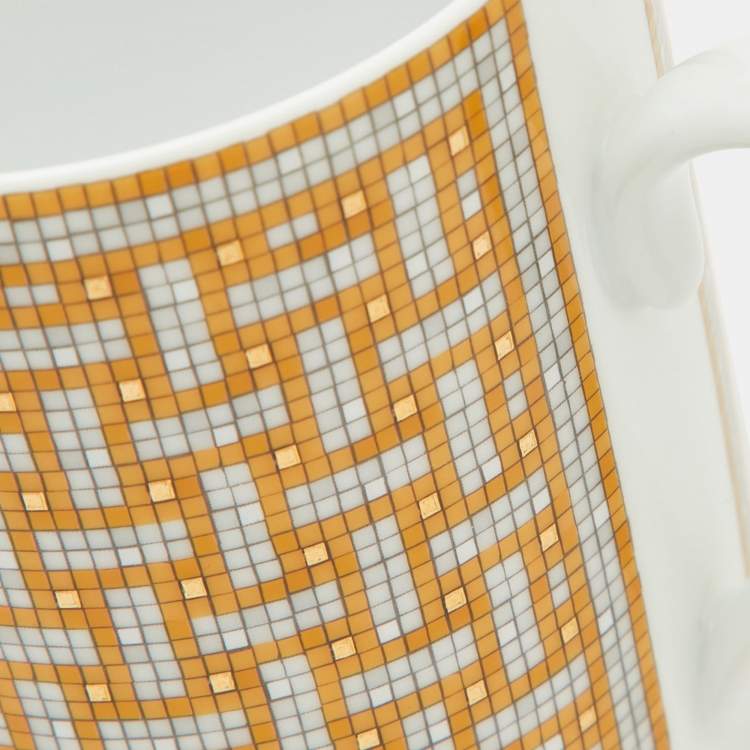 Pre Owned Hermes Mosaique Au 24 Porcelaine Mug