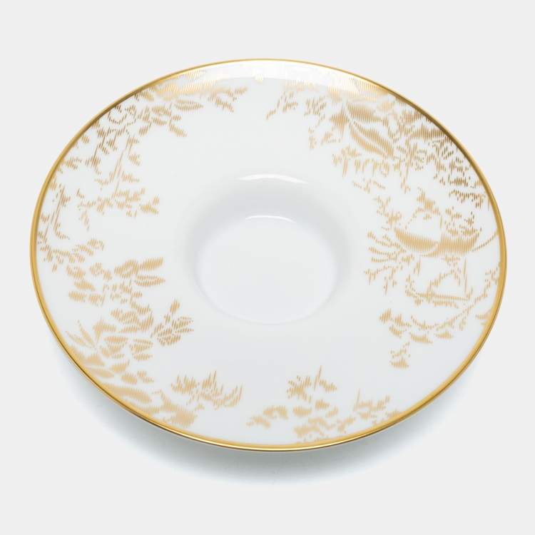 Pre Owned Hermes Voyage En Ikat Tall Cup and Saucer