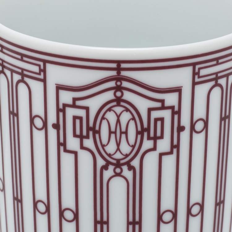 Pre Owned Hermes H Deco Rouge N°1 Mug 