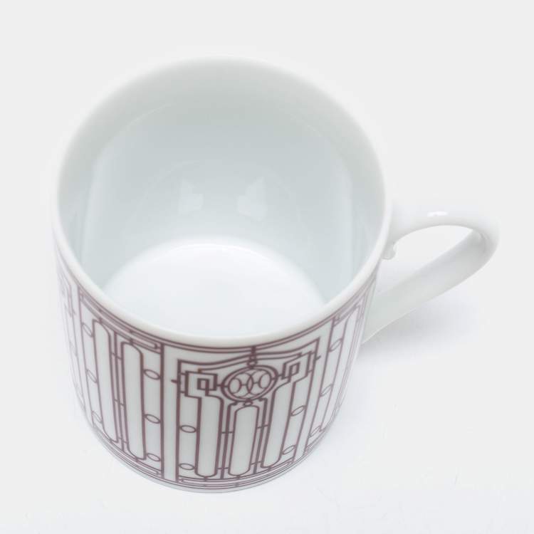Pre Owned Hermes H Deco Rouge N°1 Mug 