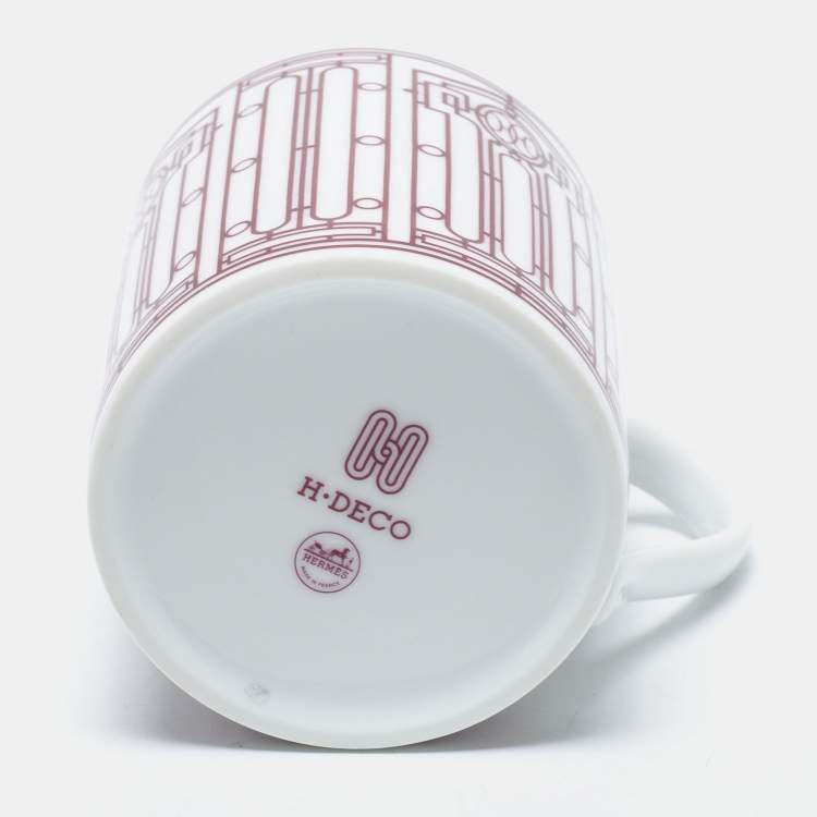 Pre Owned Hermes H Deco Rouge N°1 Mug 