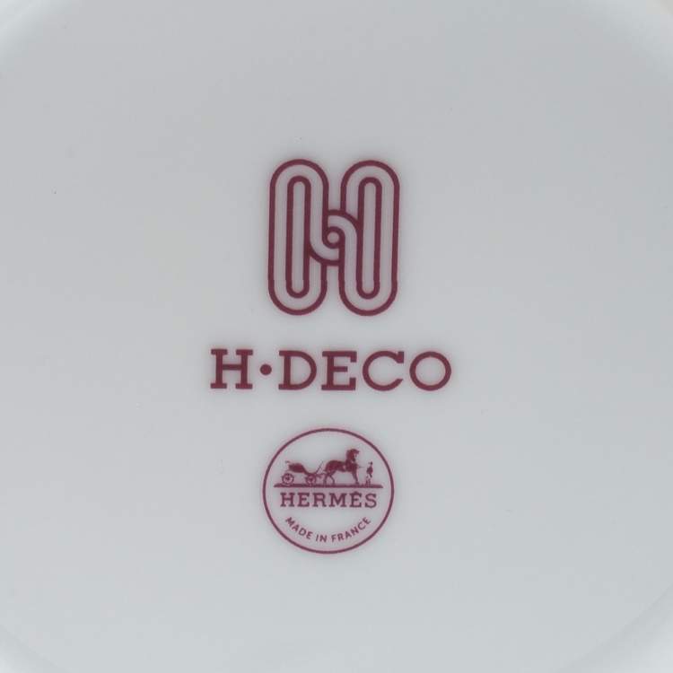 Pre Owned Hermes H Deco Rouge N°1 Mug 