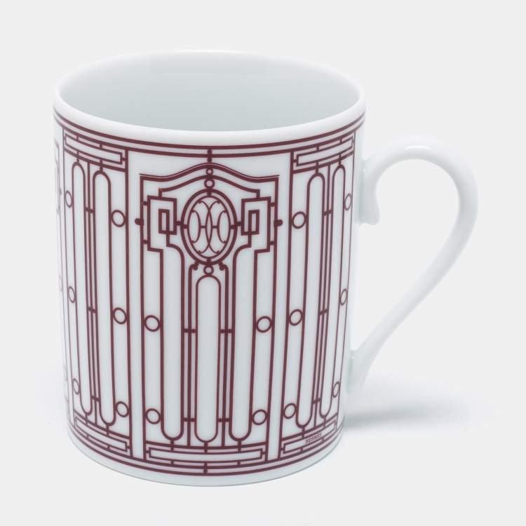 Pre Owned Hermes H Deco Rouge N°1 Mug 