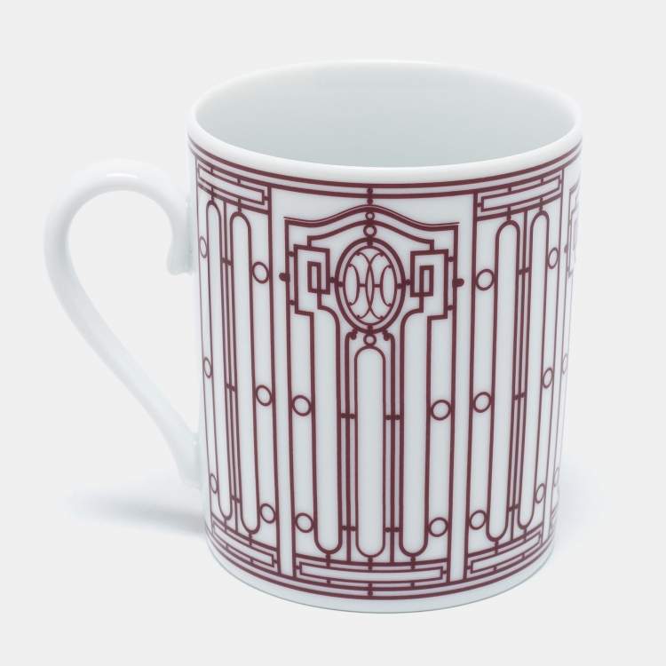 Pre Owned Hermes H Deco Rouge N°1 Mug 