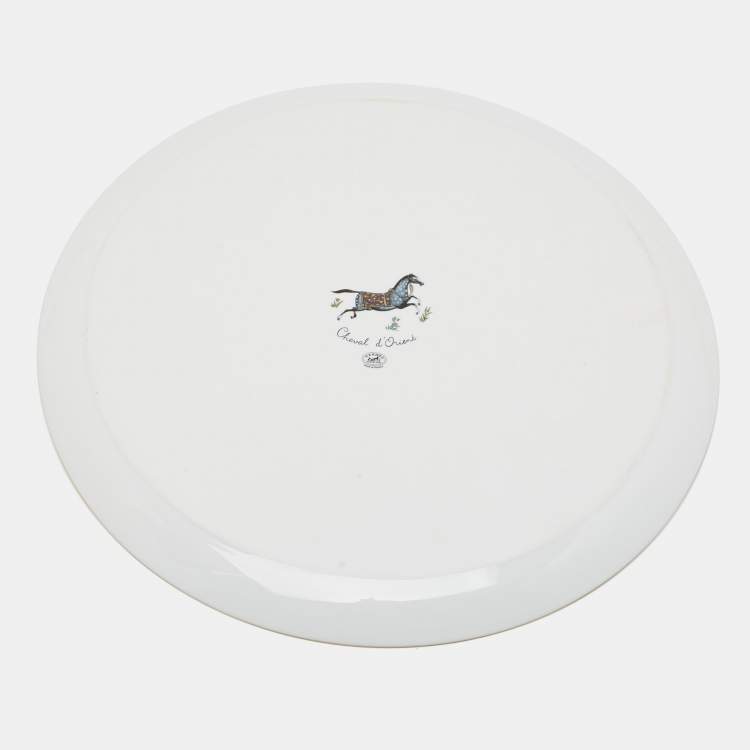 Pre Owned Hermès Cheval D'Orient Tart Platter