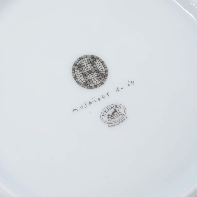 Pre Owned Hermes Mosaique Au 24 Dessert Plate