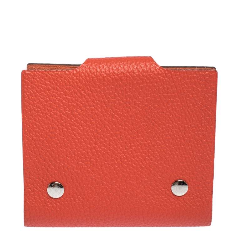 Pre Owned Hermes Capucine Togo Leather Ulysse Mini Notebook