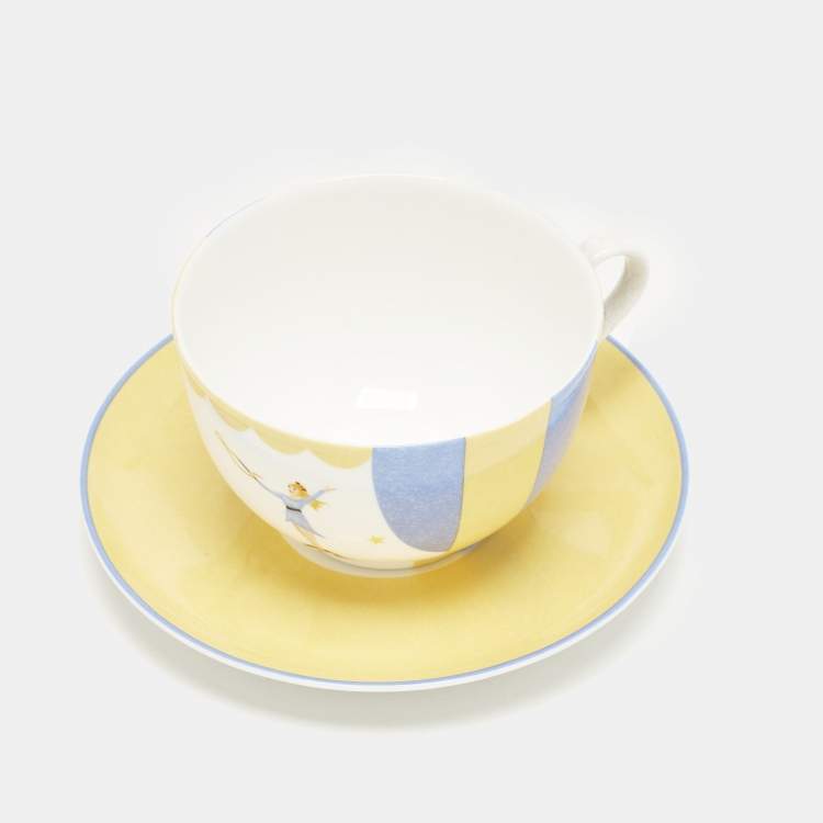 Pre Owned Hermès Le Cabriole Circus Morning Cup and Saucer Set
