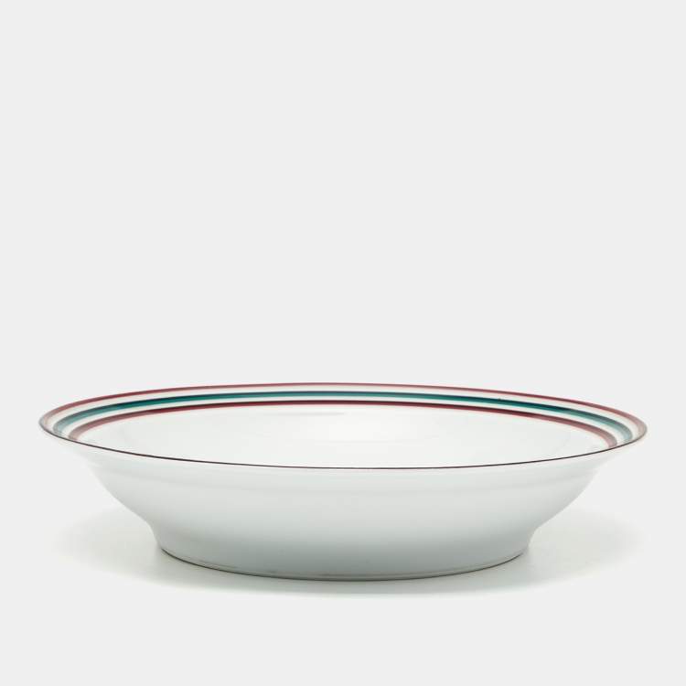 Pre Owned Hermès Attelage Or Porcelain Bowl