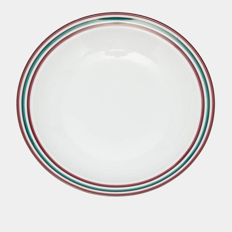 Pre Owned Hermès Attelage Or Porcelain Bowl
