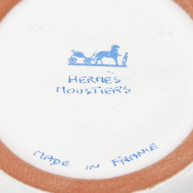 Pre Owned Hermès Toucans Moustiers Porcelain Morning Cup