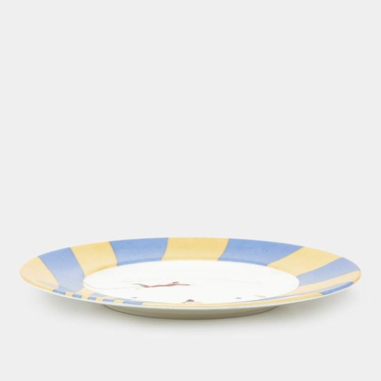 Pre Owned Hermès Circus Porcelain Kids Dining Plate