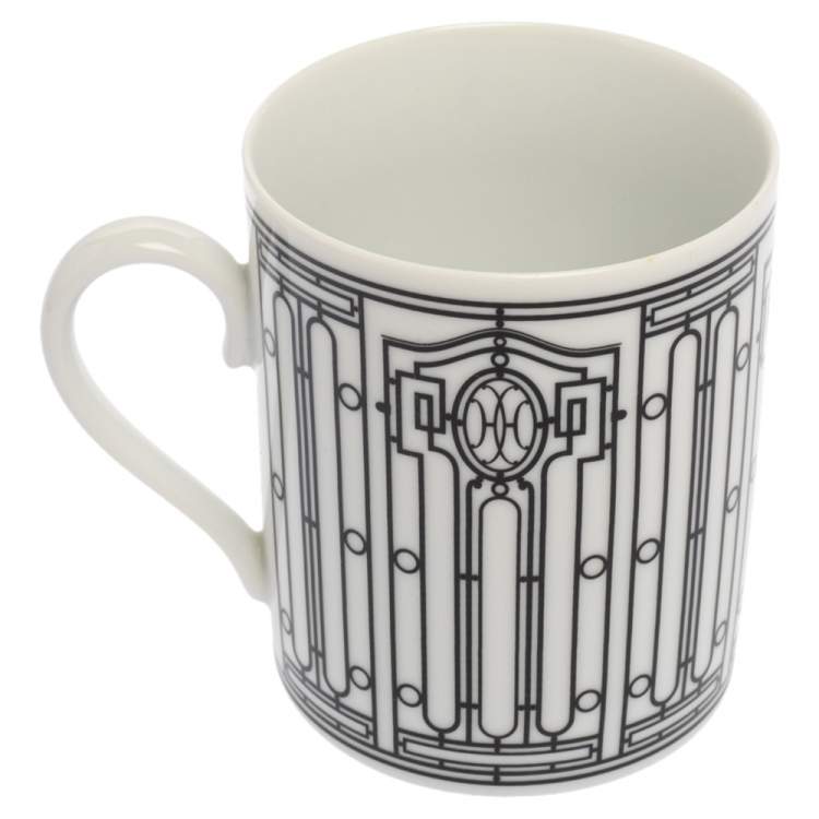 Pre Owned Hermes Porcelain H Deco Mug