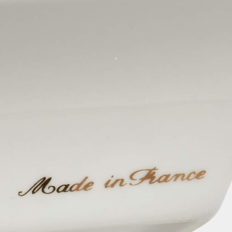 Pre Owned Hermès White Cheval Porcelain Ashtray