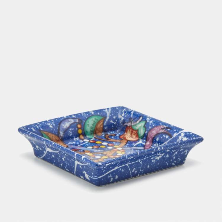 Pre Owned Hermès Marqueterie de Pierres d'Orient Mini Change Tray