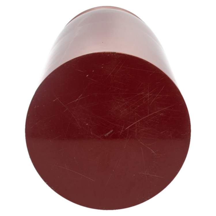 Pre Owned Hermes Burgundy Resin Vase