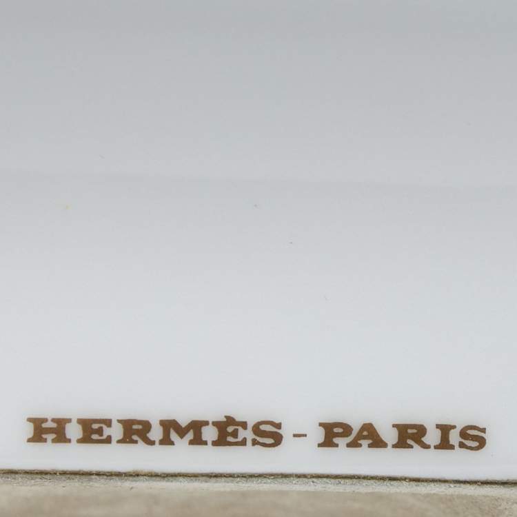 Pre Owned Hermès  Porcelain Horse Heads Ashtray
