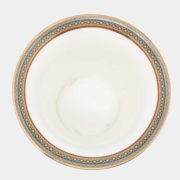 Pre Owned Hermes Multicolor Cheval d'Orient Porcelain Vase
