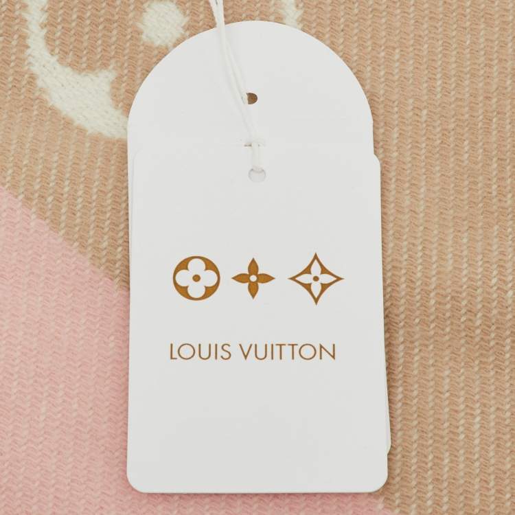 Pre Owned Louis Vuitton Multicolor Meli-Melo Plaid Wool Blanket 