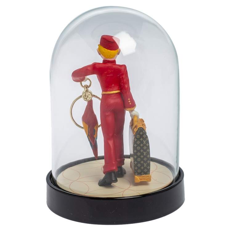 Pre Owned Louis Vuitton Porter Bell Boy Snow Globe