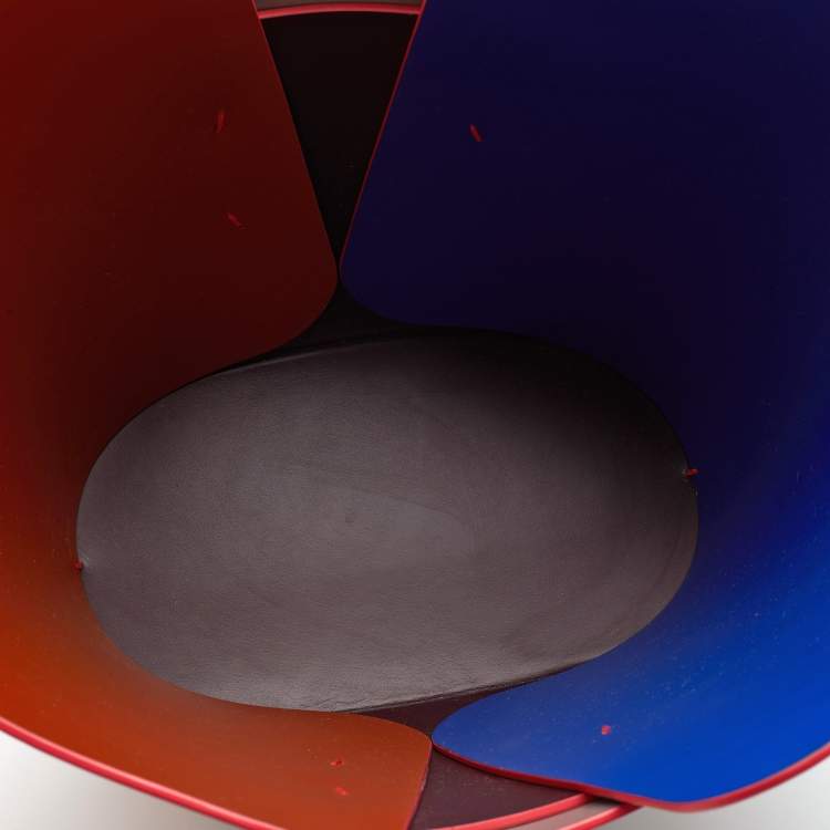 Pre Owned Louis Vuitton Multicolor Leather Overlay Bowl Wide By Patricia Urquiola
