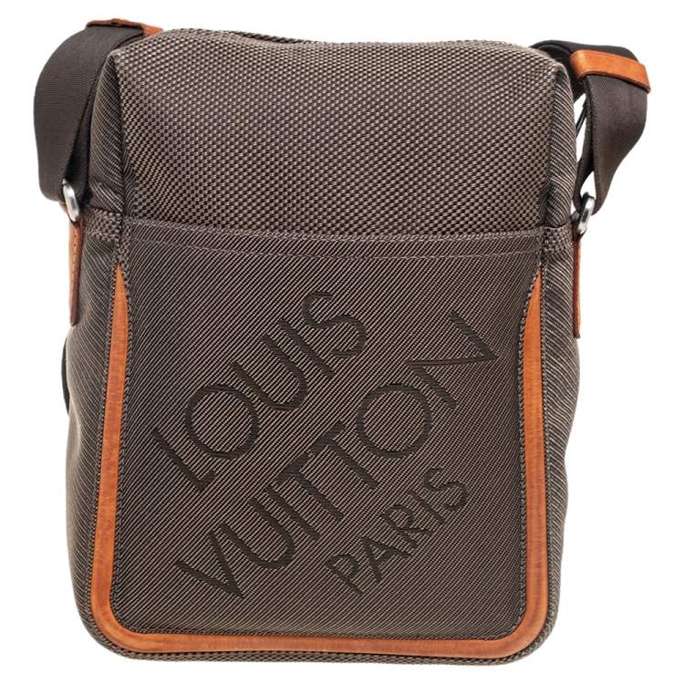 Pre Owned Louis Vuitton Terre Damier Geant Canvas Citadin Messenger PM Bag