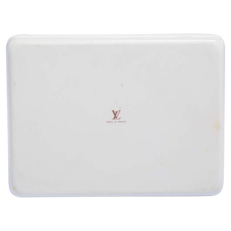 Pre Owned Louis Vuitton Porcelain Small Rectangular Tray 