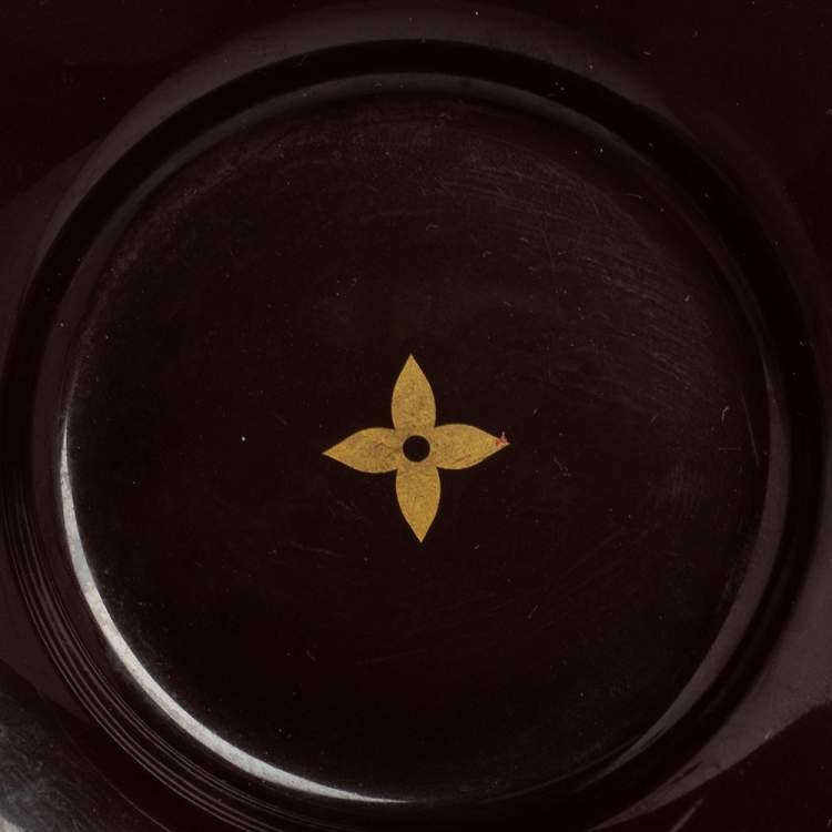 Pre Owned Louis Vuitton Porcelain Espresso Cup & Saucer Set Of Three
