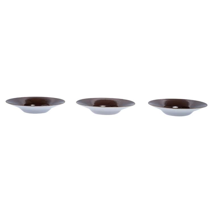 Pre Owned Louis Vuitton Porcelain Espresso Cup & Saucer Set Of Three