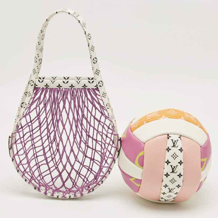 Pre Owned كرة طائرة لوي فيتون كانفاس مونوجرامي عملاقة متعددة الألوان