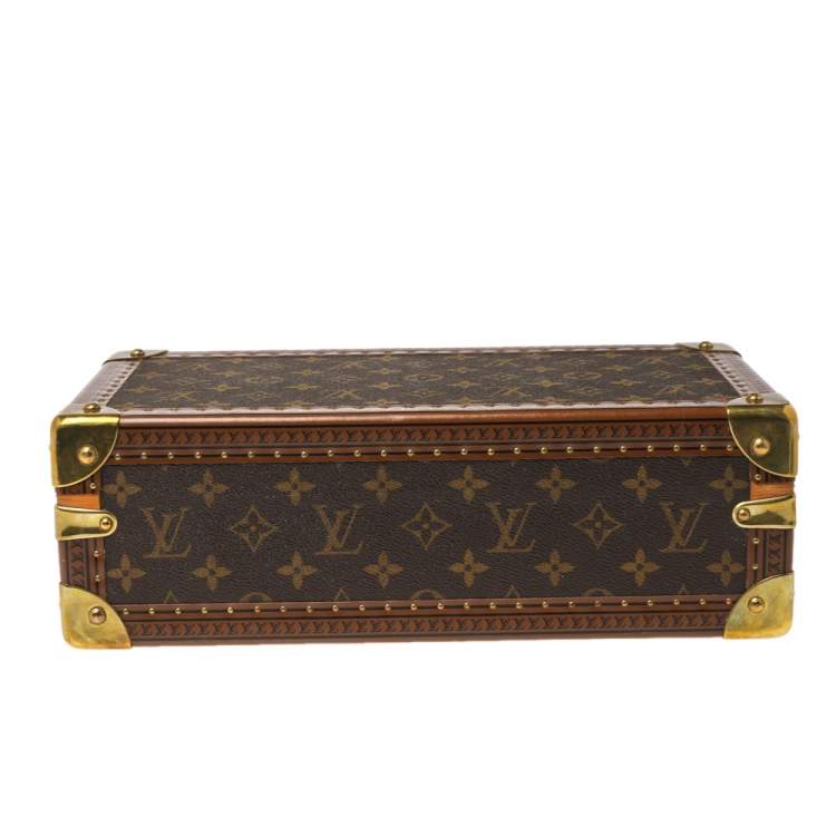 Pre Owned Louis Vuitton Monogram Canvas 8 Watch Trunk Case