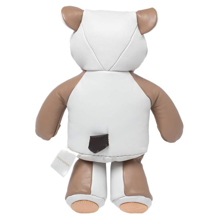 Pre Owned Louis Vuitton Monogram Leather Dou Dou Louis Bear