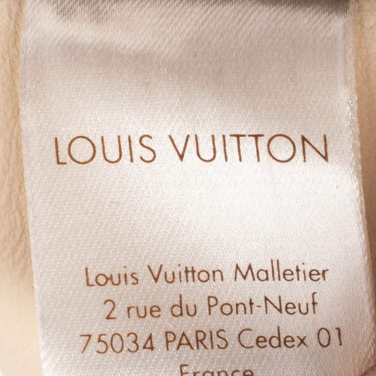 Pre Owned Louis Vuitton Tricolor Leather and Monogram Canvas Doudou Oscar Dog Toy