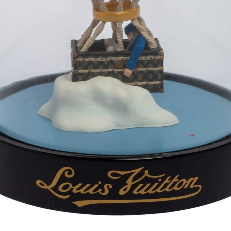 Pre Owned Louis Vuitton Hot Air Balloon Snow Globe