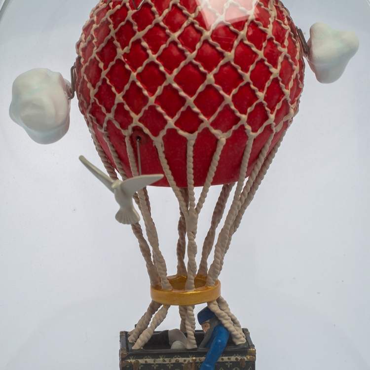 Pre Owned Louis Vuitton Hot Air Balloon Snow Globe