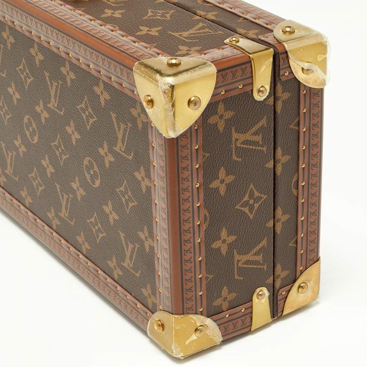 Pre Owned Louis Vuitton Monogram Canvas 8 Watch Trunk Case