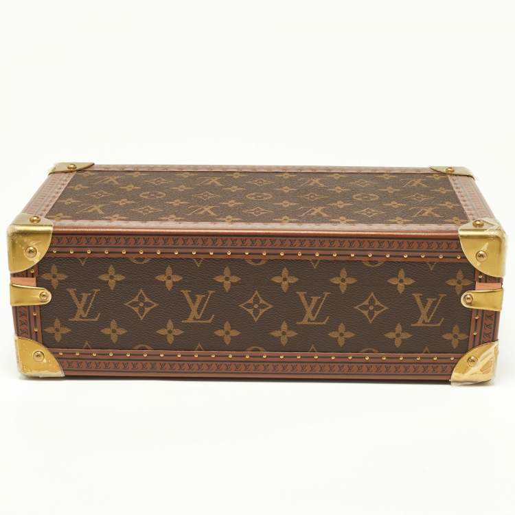 Pre Owned Louis Vuitton Monogram Canvas 8 Watch Trunk Case
