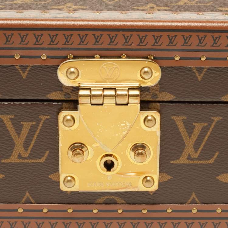 Pre Owned Louis Vuitton Monogram Canvas 8 Watch Trunk Case