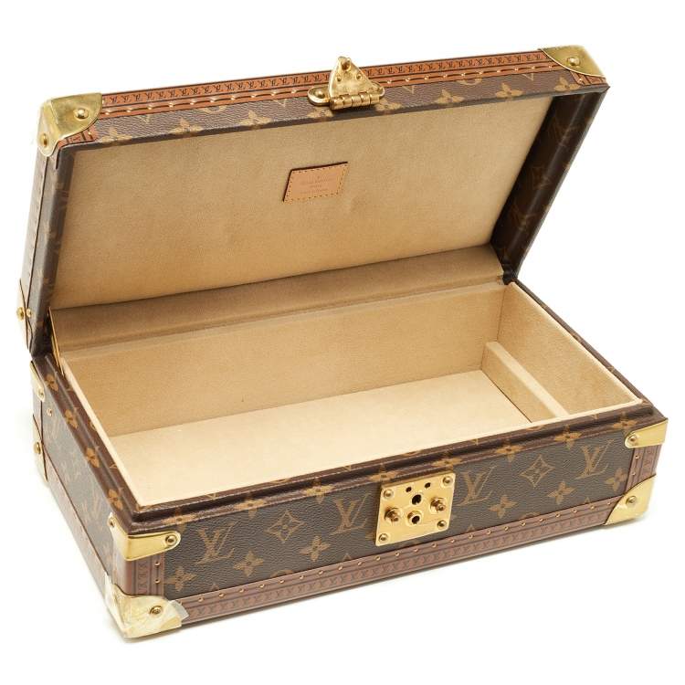 Pre Owned Louis Vuitton Monogram Canvas 8 Watch Trunk Case