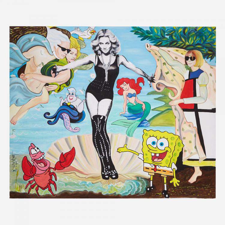 Pre Owned Spring of Madonna, by Luca Valentini, Italy, 2018 (170 x 200)
