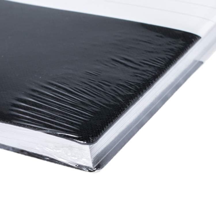 Pre Owned Montblanc Black Leather Fine Stationery Notebook