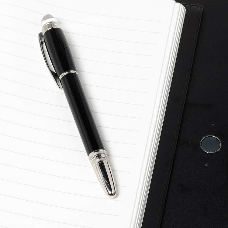 Pre Owned Montblanc Black Leather Augmented Paper Set