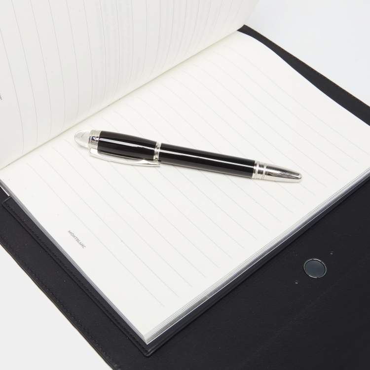 Pre Owned Montblanc Black Leather Augmented Paper Set