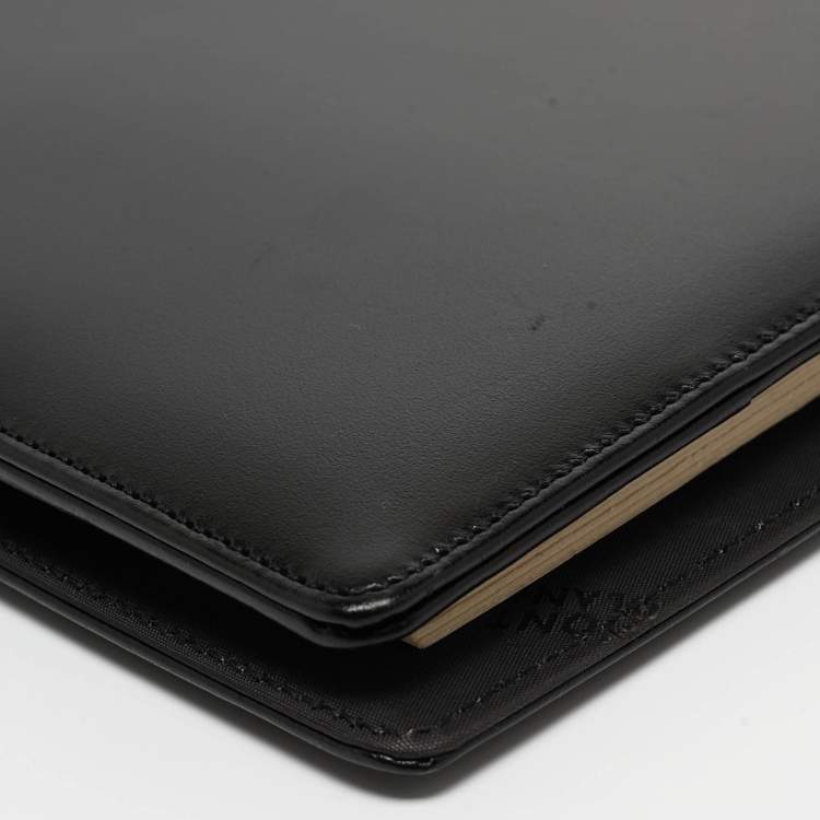 Pre Owned Montblanc Black Leather Large Meisterstuck Notebook Holder