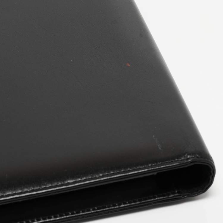 Pre Owned Montblanc Black Leather Large Meisterstuck Notebook Holder