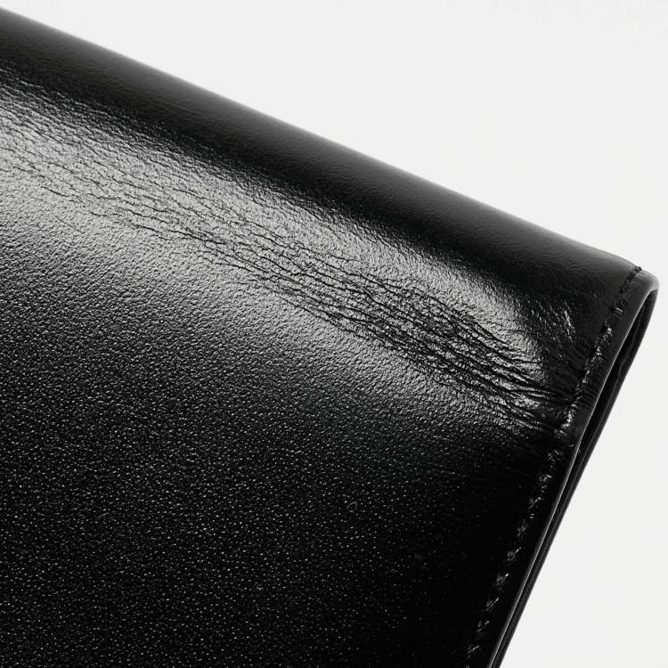 Pre Owned Montblanc Black Leather Large Meisterstuck Notebook Holder