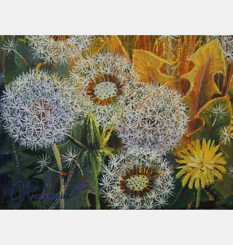 Pre Owned Towards The Light By Oleg Riabchuk, Lithuania,2024 (30 X 30)