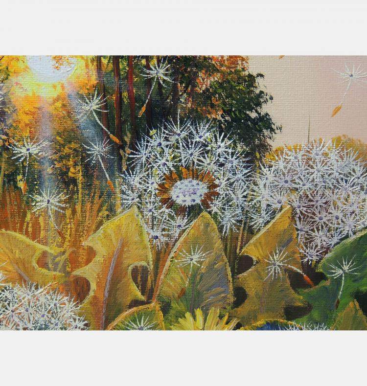 Pre Owned Towards The Light By Oleg Riabchuk, Lithuania,2024 (30 X 30)