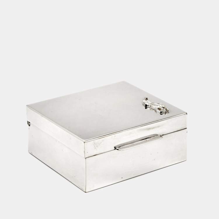 Pre Owned Ralph Lauren Silver Plated Box